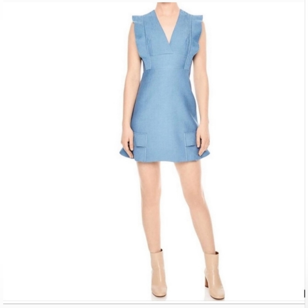 Sandro Honeycomb Fabric Dress